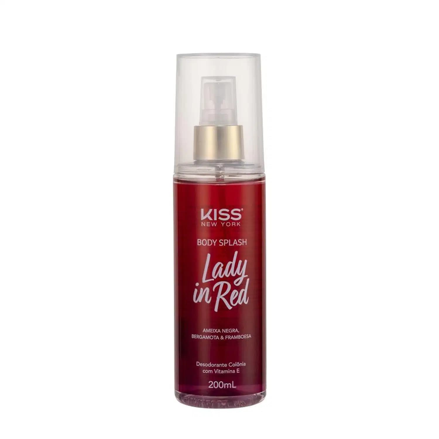 Kiss New York Lady in Red - Body Splash 200ml