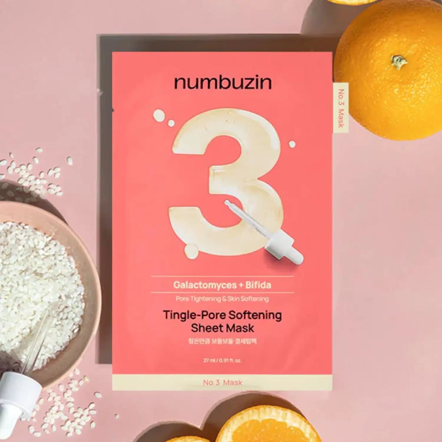 NUMBUZIN No.3 Máscara Facial Suavizante de Poros Tingle-Pore 27ml Quantidade:Unidade