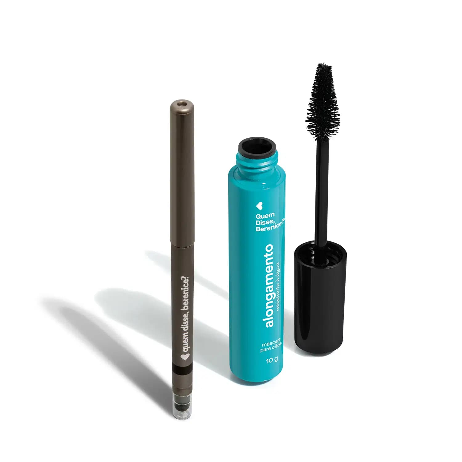 Kit Quem Disse, Berenice? Máscara de Cílios Alongamento Resistente à Água + Lápis de Olho Pretô (2 Produtos)