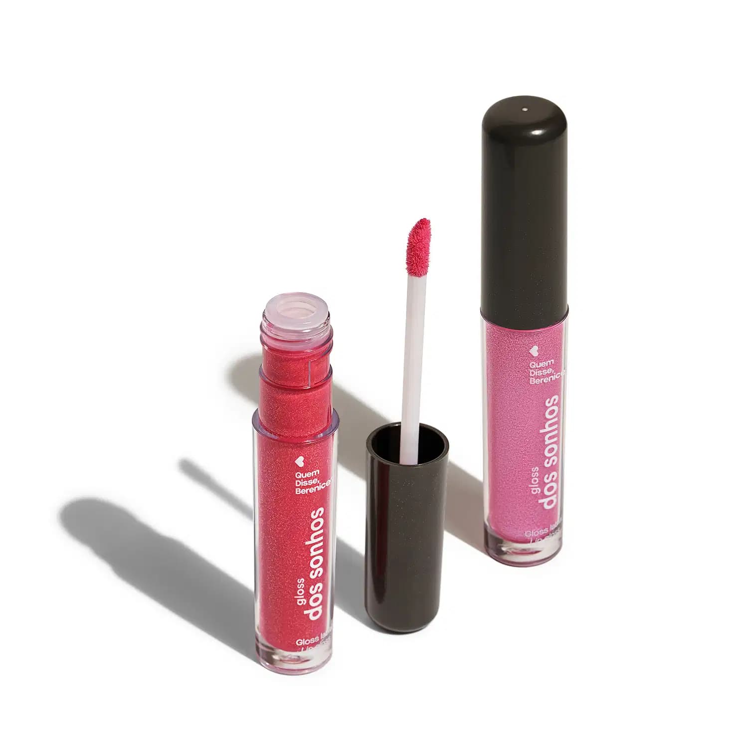 Kit Quem Disse, Berenice? Gloss Dos Sonhos: Rosa Cerejex + Rosa Rosadex (2 Produtos)