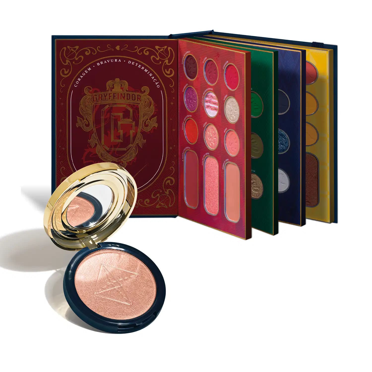 Combo Corvinal Harry Potter Quem Disse, Berenice?:Paleta de Maquiagem Multifuncional 54g + Iluminador
