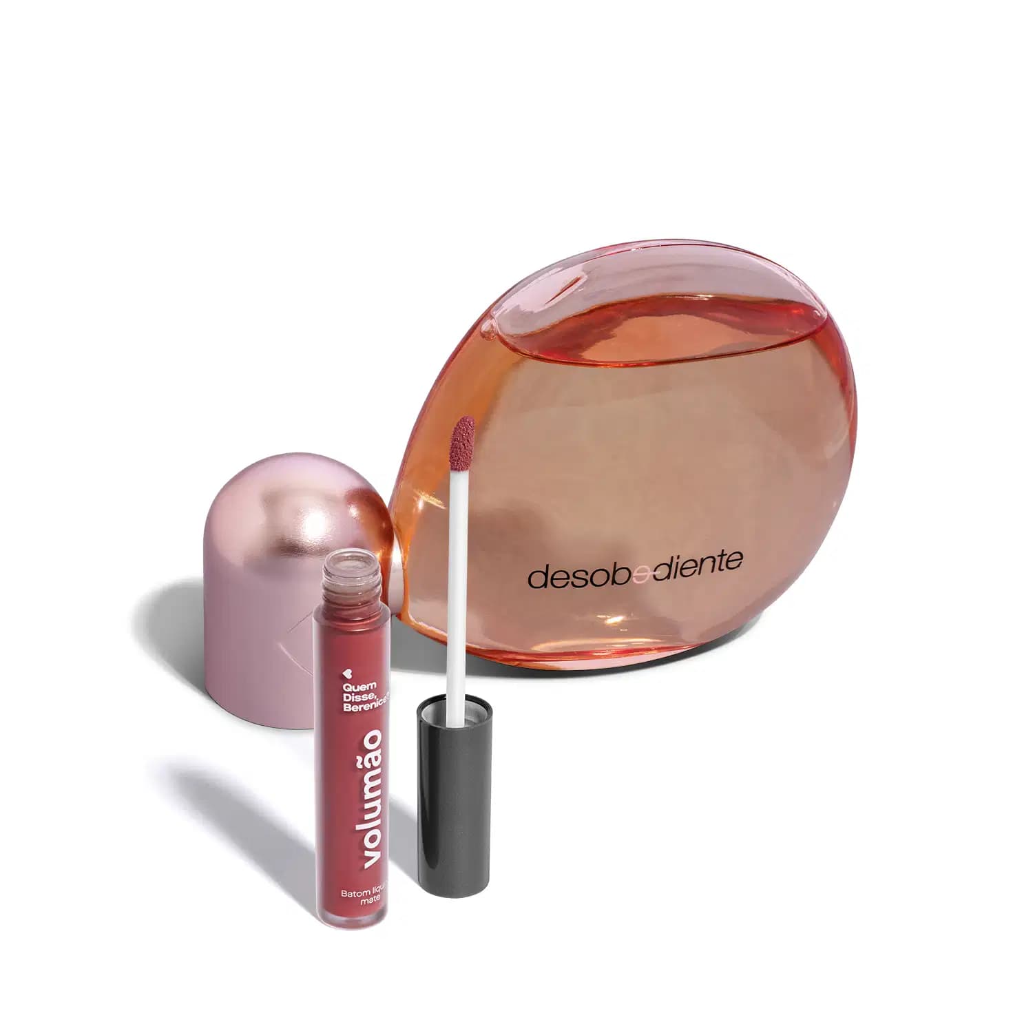 Conjunto Desobediente Quem Disse, Berenice? Rosa Roseli - Eau De Parfum 100ml + Batom Líquido 4ml