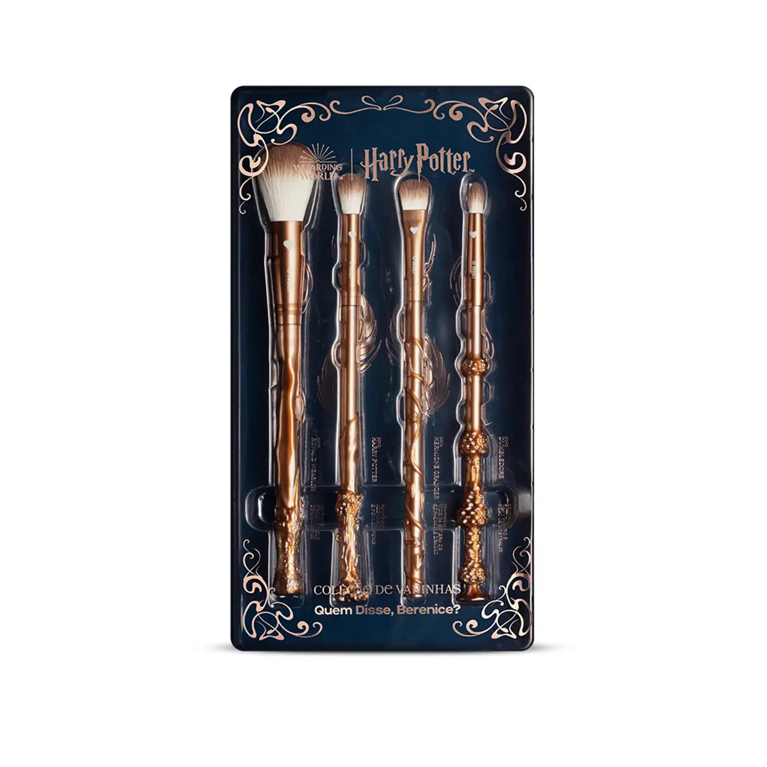 Kit Quem Disse, Berenice? Harry Potter Pincéis para Maquiagem (4 Produtos)