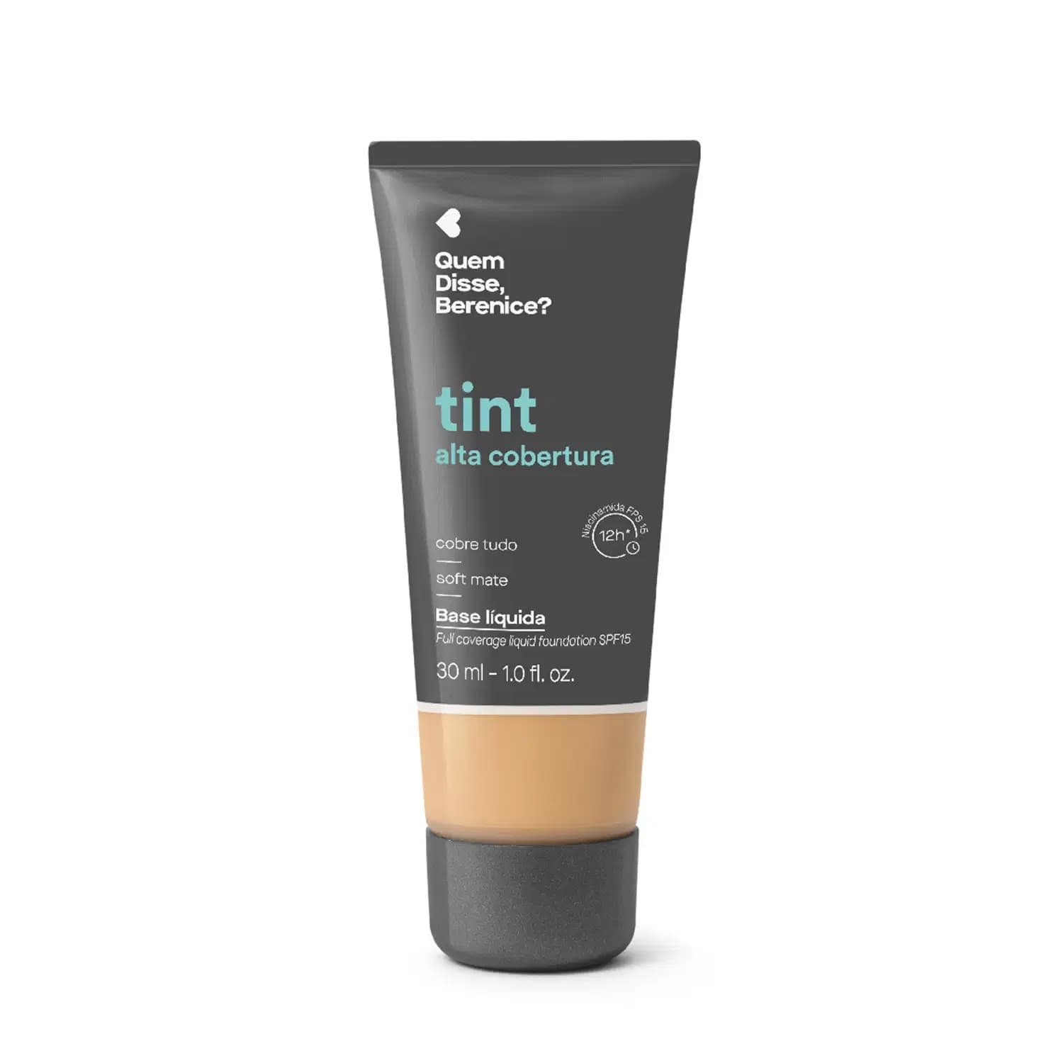 Base Líquida Tint Alta Cobertura Cor 230Q Quem Disse, Berenice? 30ml