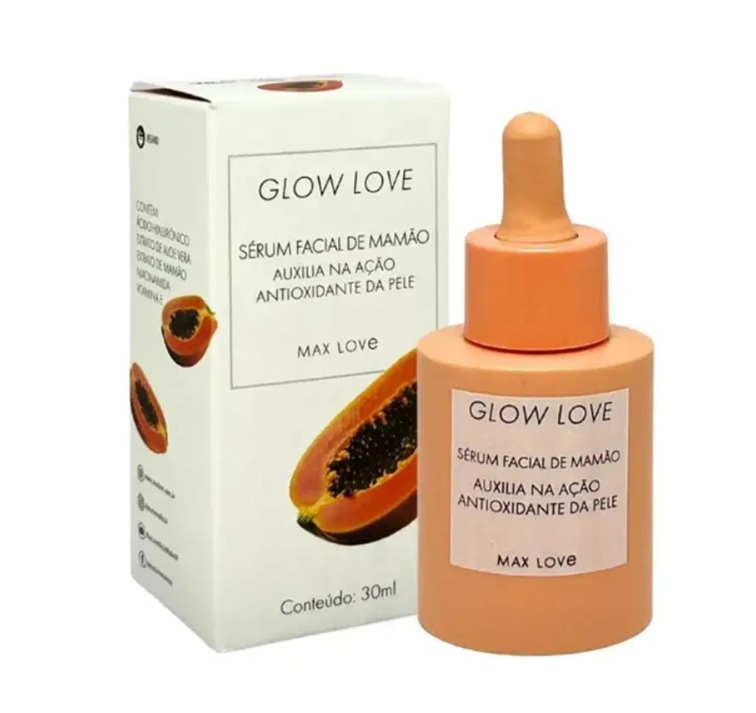 Sérum Facial Glow Love Mamão - Max Love