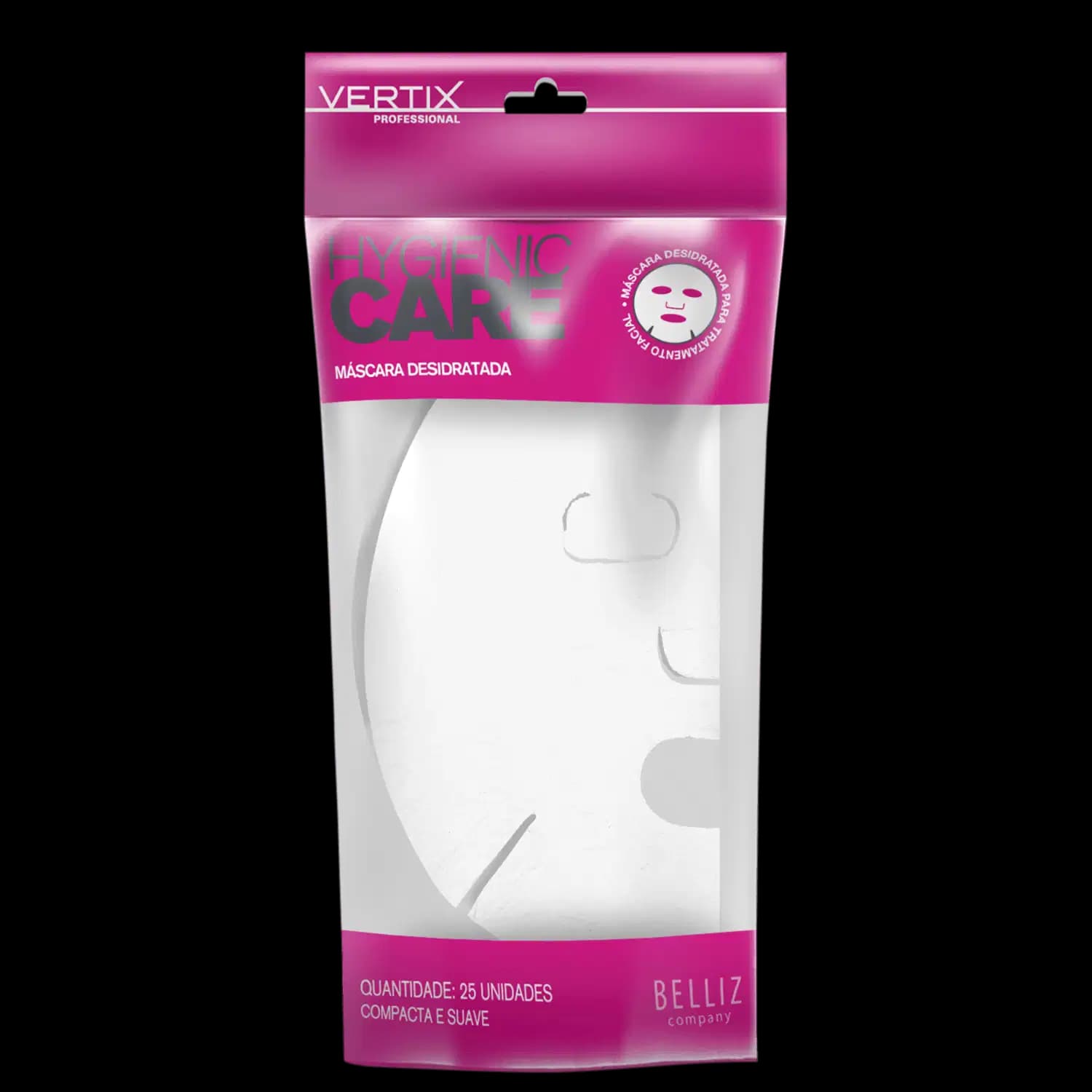 Vertix Hygienic Care - Máscara Facial Descartável (25 Unidades)
