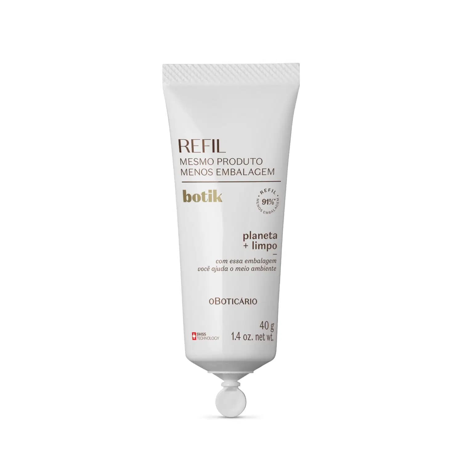 Refil Máscara Facial Reset Noturno Ácido Glicólico Botik 40g