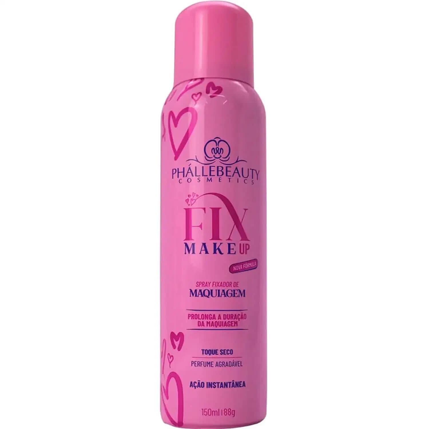 Phállebeauty Fix Make Up - Spray Fixador de Maquiagem Toque Seco 150ml