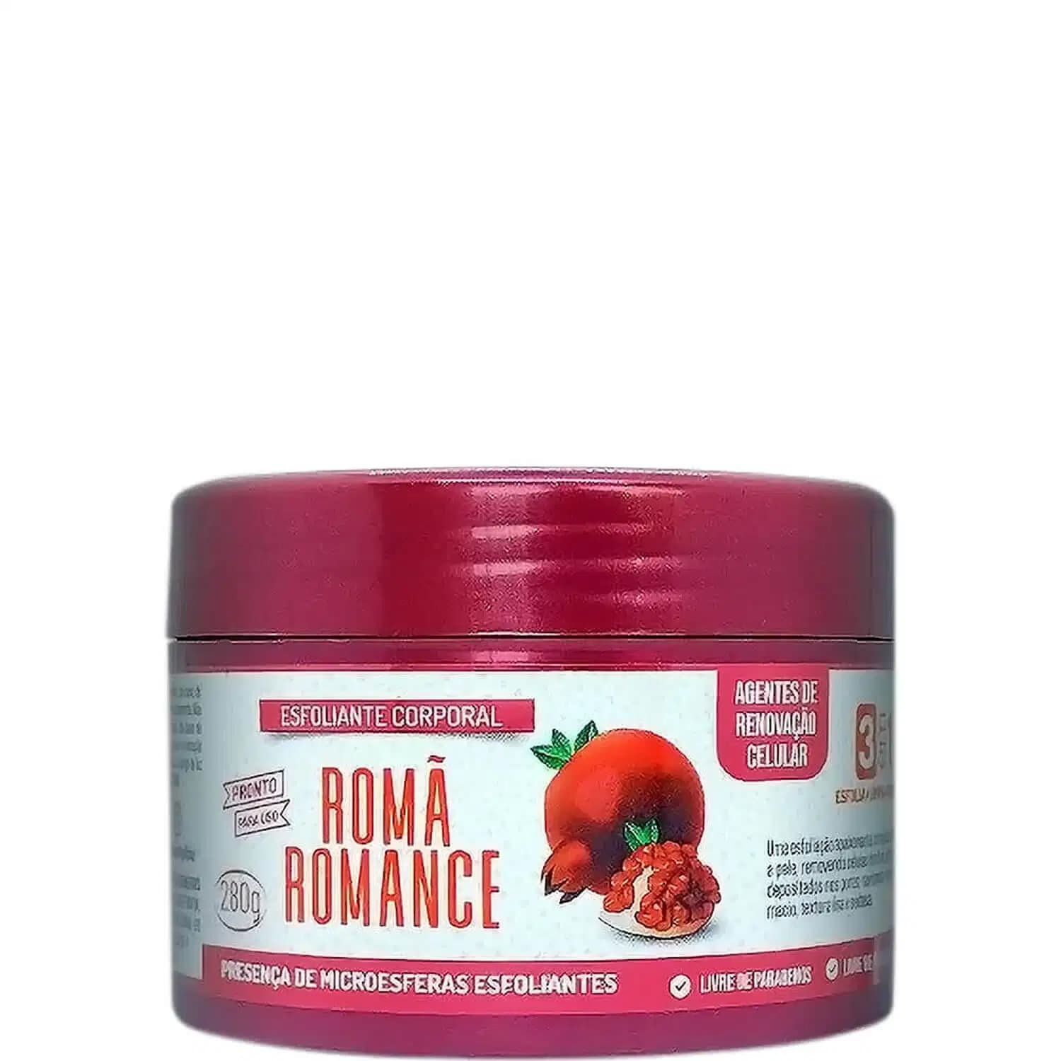 Phállebeauty - Esfoliante Corporal Romã Romance Microesferas 280g