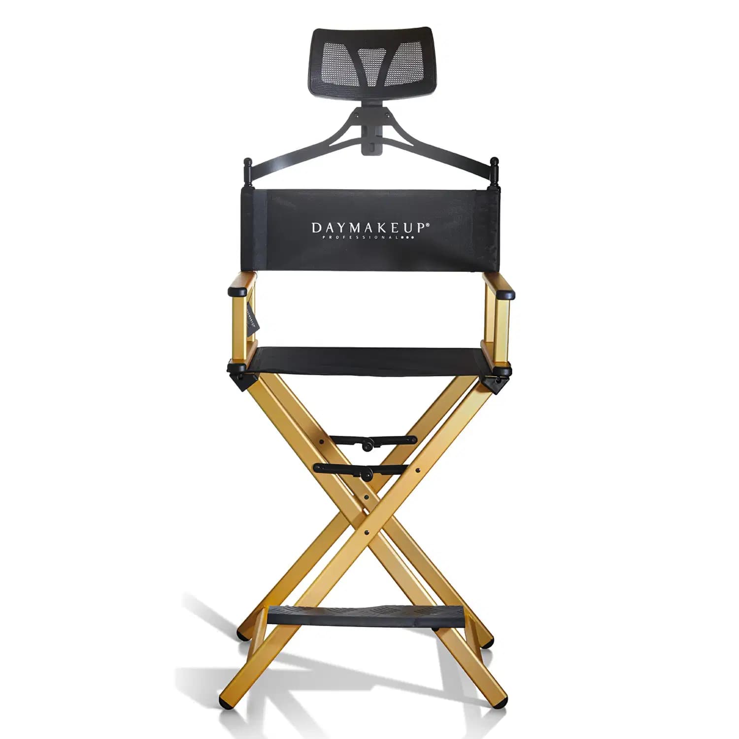Cadeira Gold Dobravel Portatil Maquiagem Diretor Maquiador