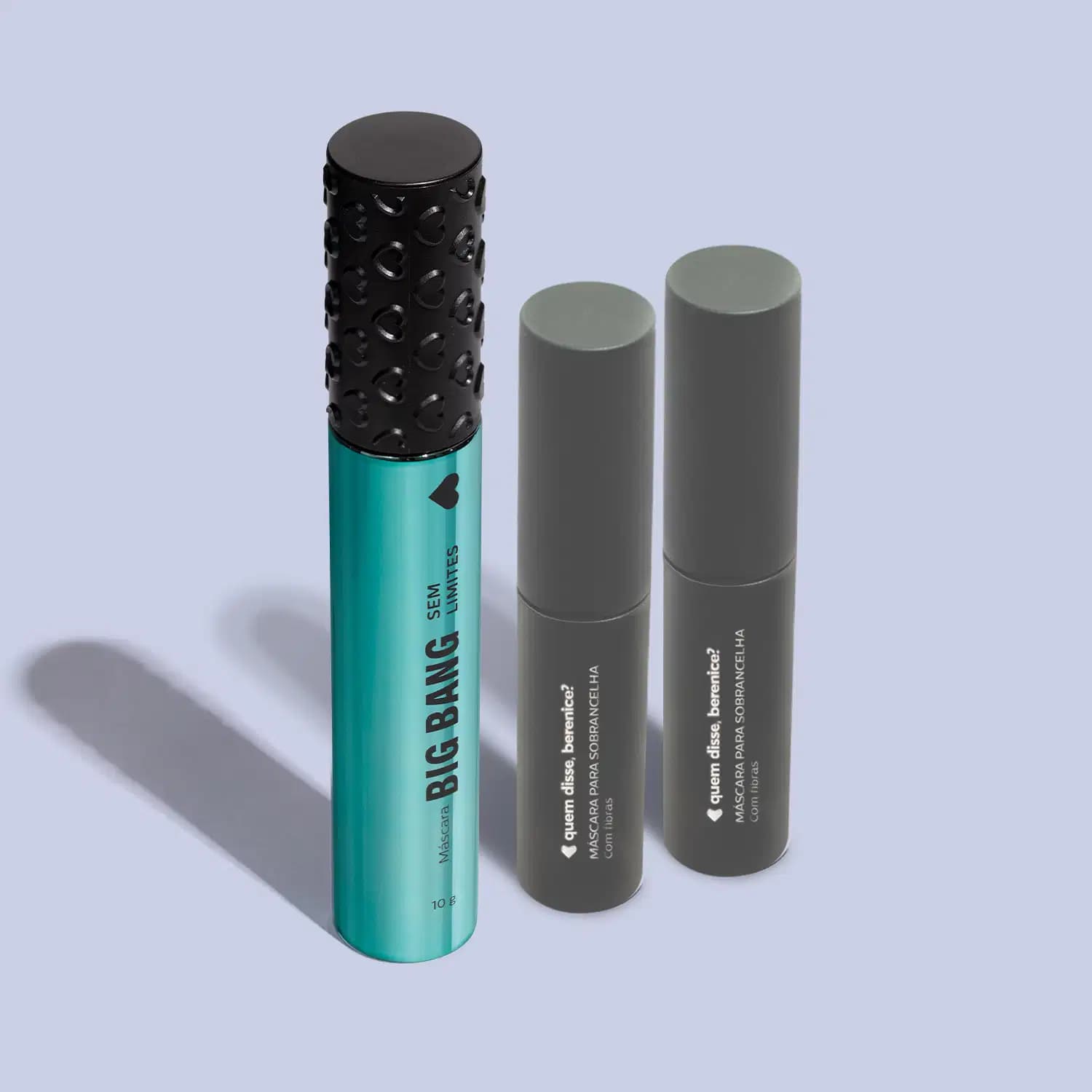 Combo Máscara de Cílios 10g + Máscara Para Sombrancelhas Escurete 3,5g + Máscara Para Sombrancelhas Clarete 3,5g
