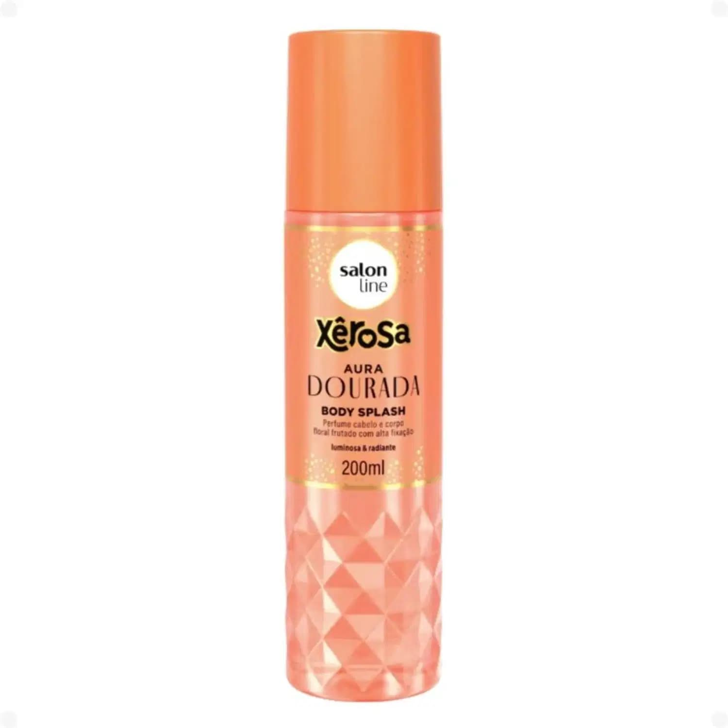 Body Splash Cabelo e Corpo Salon Line Xêrosa Aura Dourada 200ml