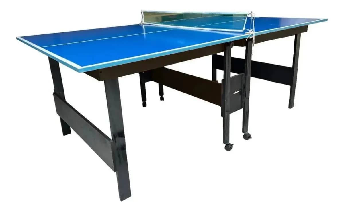 Kit Tênis De Mesa Ping Pong Semi 1,20x2,00