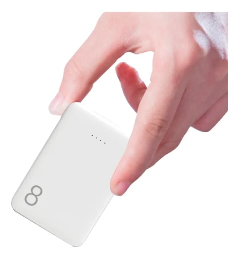 Carregador Portátil Power Bank 8000mah Universal Xc-bank-29 Branco