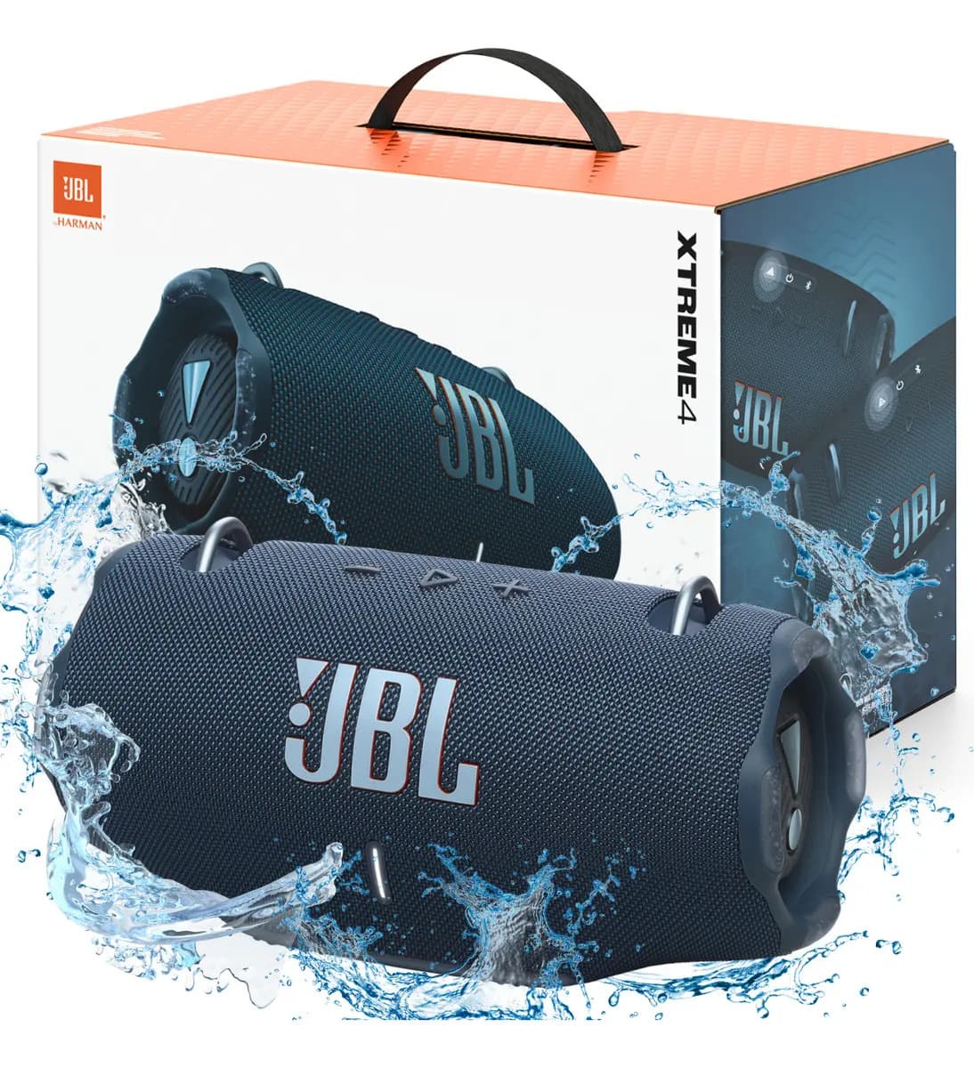 Caixa Som Bluetooth Jbl Xtreme 4 Portátil Azul