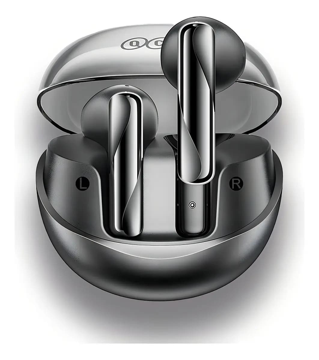 Fone Bluetooth Qcy T32 Ailybuds Clear Enc E Bluetooth 5.3 Cor Preto