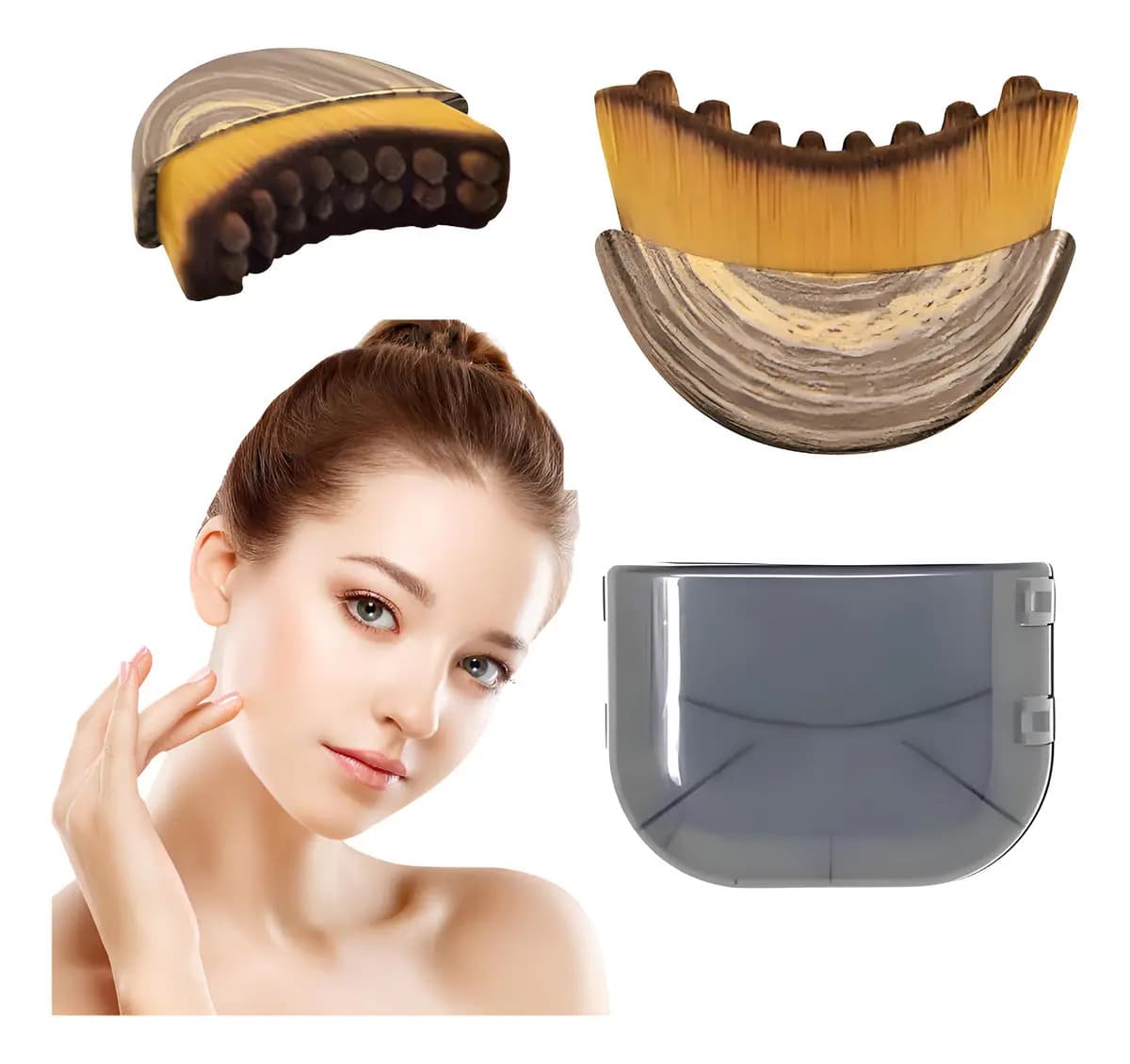 Escova facial Rose Romee Lymphatic Contouring, escova facial