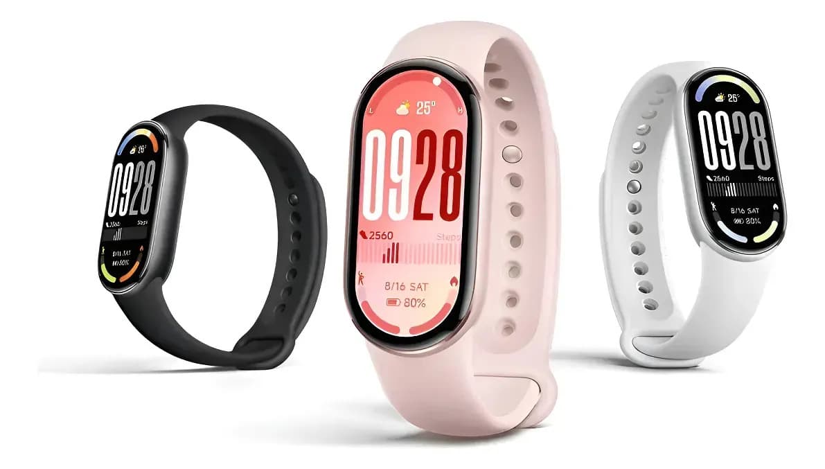 Relógio Smartwatch Xiaomi Band 10 1.72 Amoled Preto Prateado Prateado