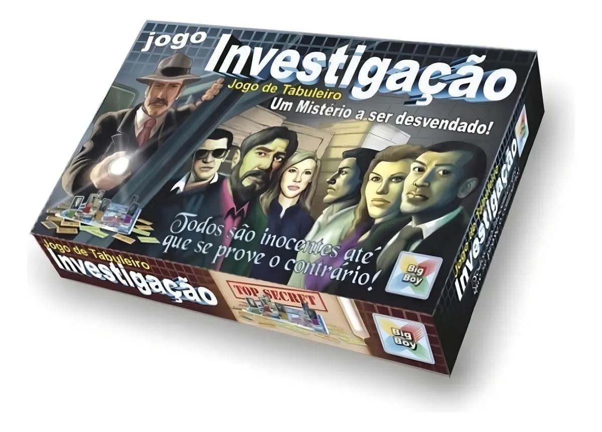 Jogo Tabuleiro Investigação Mistério Descubra Culpado