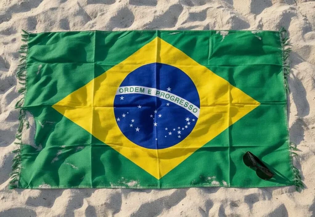 Canga de Praia Estampada em Viscose Feminina para Viagem