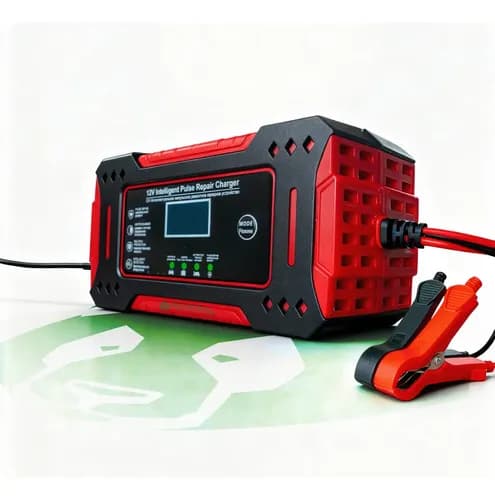 Carregador Inteligente De Bateria Automotiva Several Importados 12v 6a Portátil Rápido Para Carro Moto E Veículos Several
