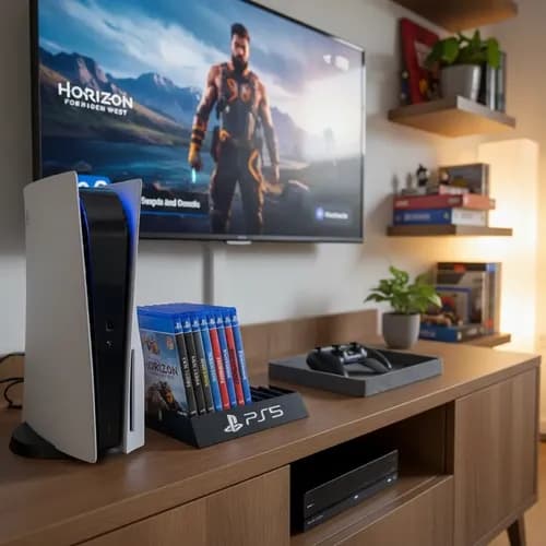 Suporte Para Jogos Compatível Com Ps5 Capacidade De 10 Jogos