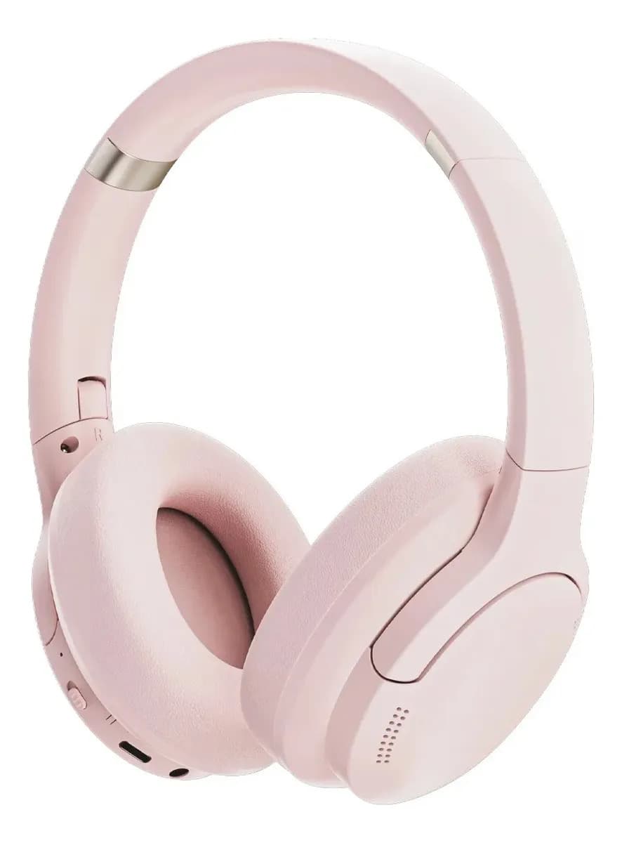 Fone Ouvido Bluetooth 5.4, Headpone Sem Fio, Over-ear Tws, Suporta Chamadas De Voz, P Iphoneandroid, Cor Rosa Fone…