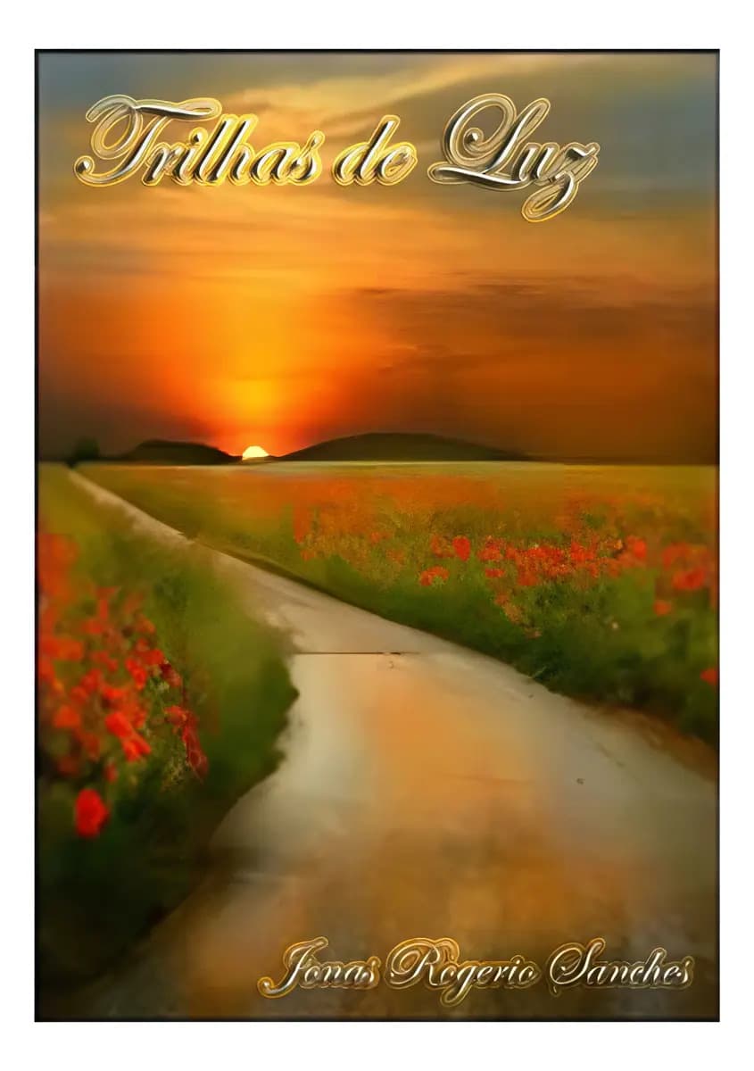 Livro Trilhas de Luz, de Jonas Rogerio Sanches. Editora Clube de Autores, capa mole (2011)