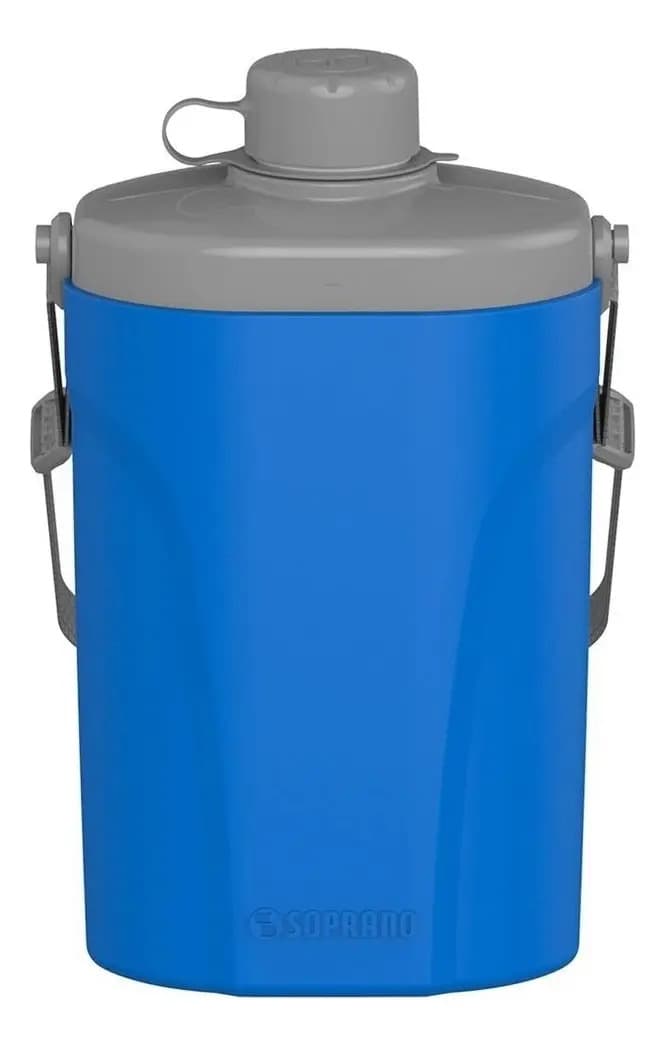 Cantil Térmico Safari 1 Litro Garrafa Água Soprano Cor Azul