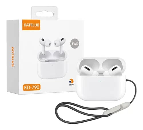 Fone De Ouvido Sem Fio Tws Bluetooth Kateluo Kd790 Cor Branco Anti Ruido