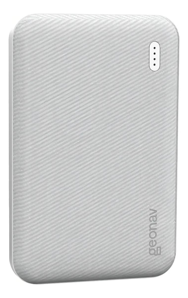 Carregador Portátil Powerbank 5000mah Geonav Branco