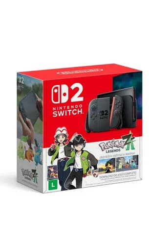 Bundle Nintendo Switch 2 + Pokemon Legends: Z-a Modelo Nacional De Tomada