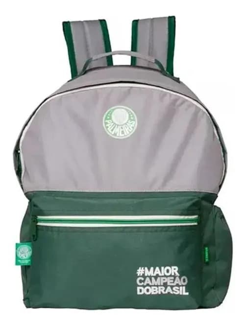 Mochila Esportiva Palmeiras Verde Poliéster Resistente