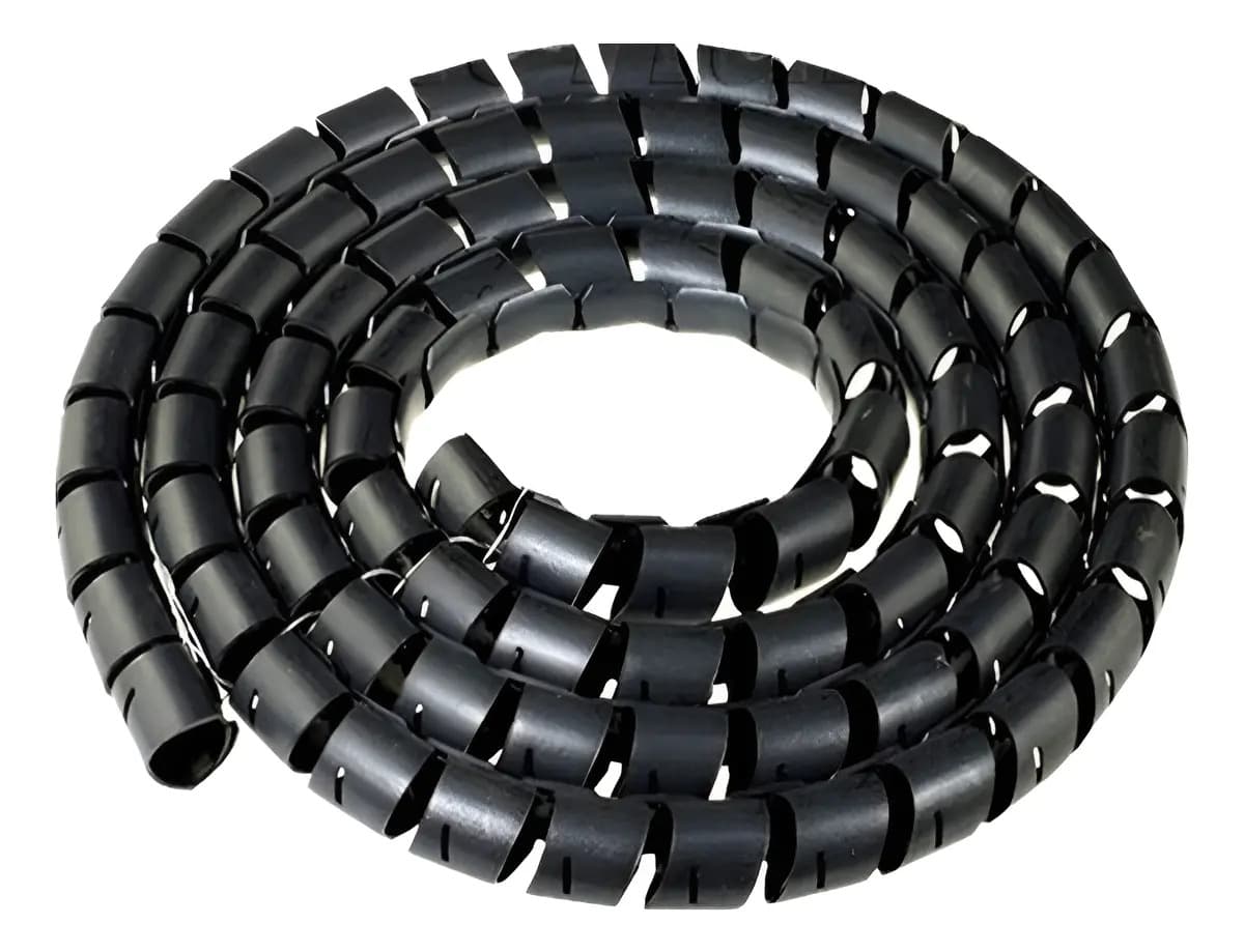 Organizador Cabos Espiral Sibratec 15-19mm Preto 10m