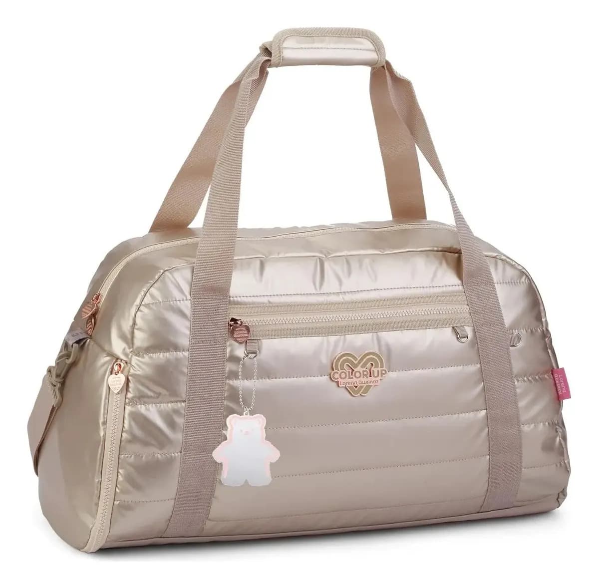 Bolsa Mochila Viagem Juvenil Feminina Lorena Dourado
