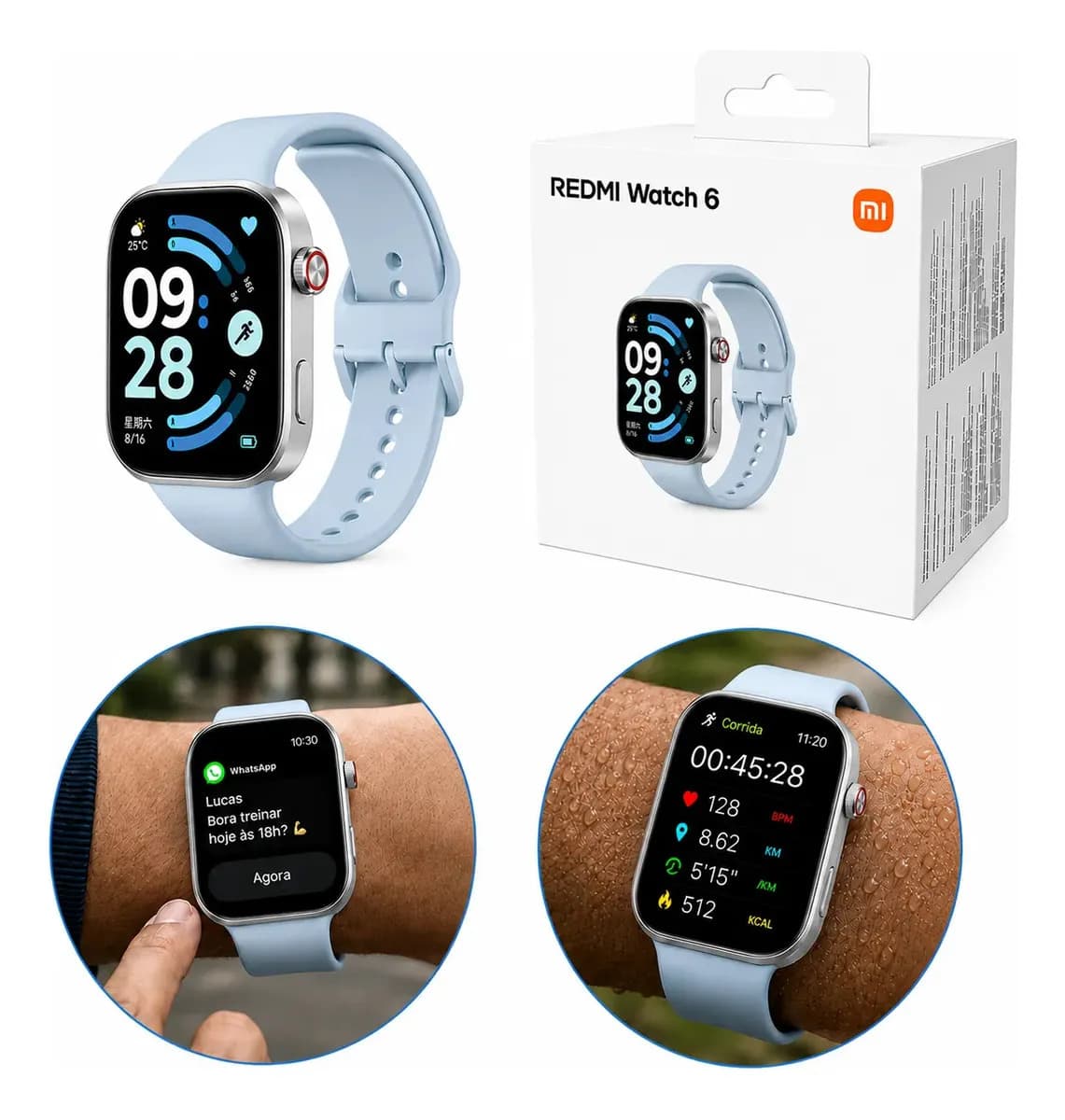 Smartwatch Xiaomi Redmi Watch 6 GPS Azul