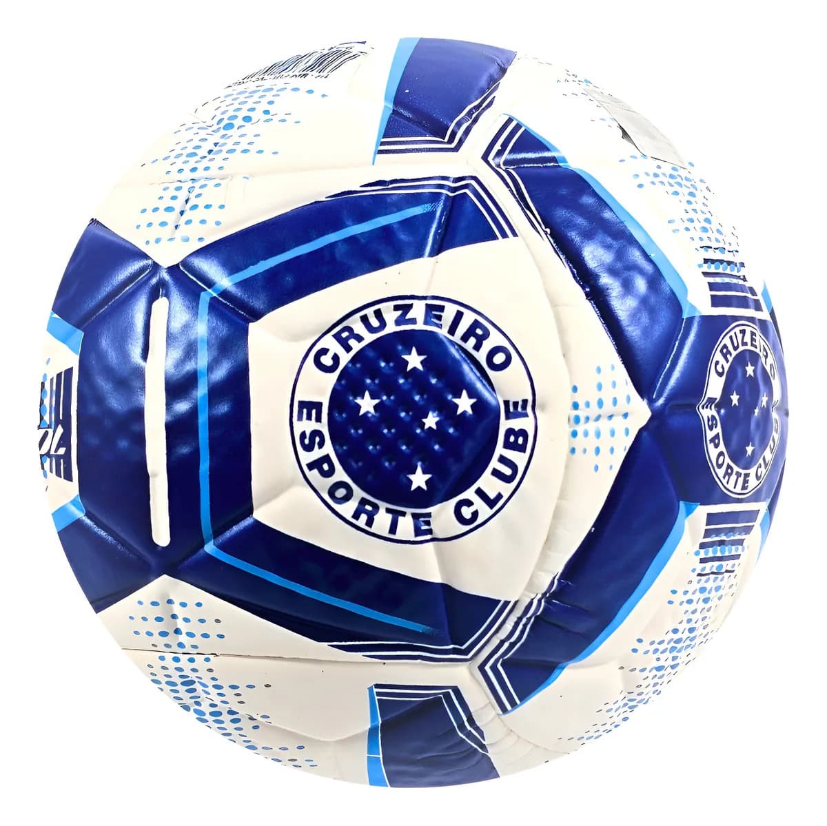 Mini Bola Futebol Licenciada Cruzeiro - Presente Azul