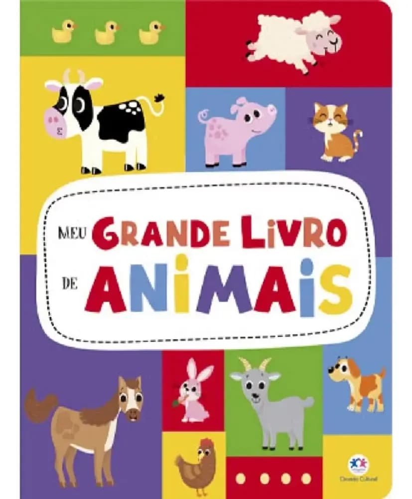 Livro Meu Grande Livro De Animais - Livro Cartonado