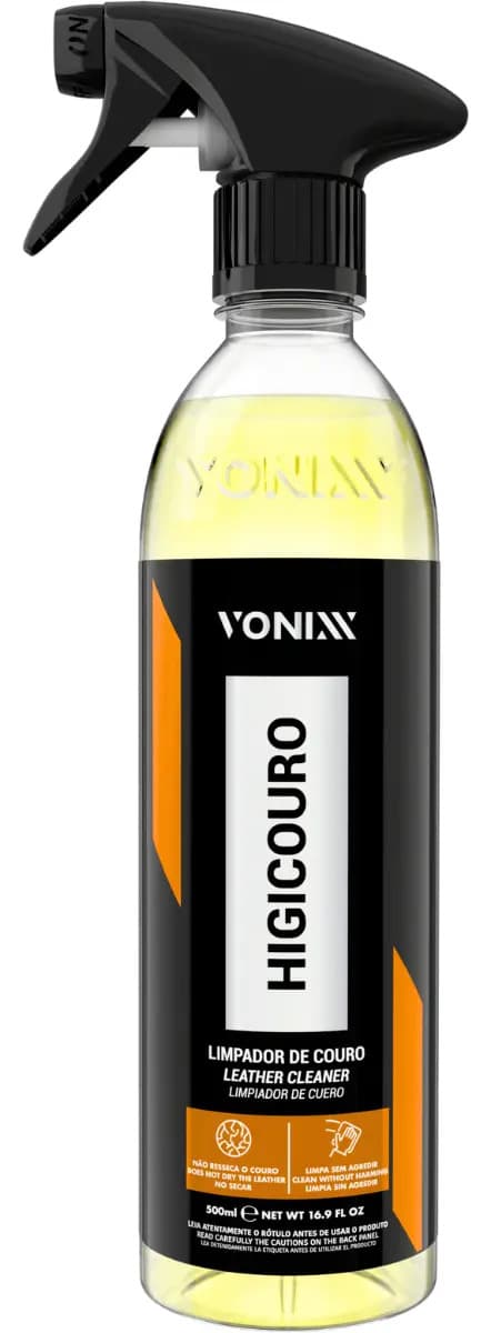 Limpa Couro Para Banco Bolsa Bota Jaqueta Higicouro Vonixx