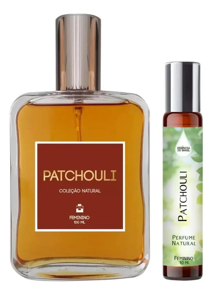 Kit Perfume Patchouli 100ml Feminino + Spray Portátil 10ml