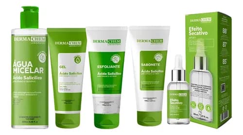 Kit Skin Care Limpeza De Peles Oleosas E Acne- Dermachem
