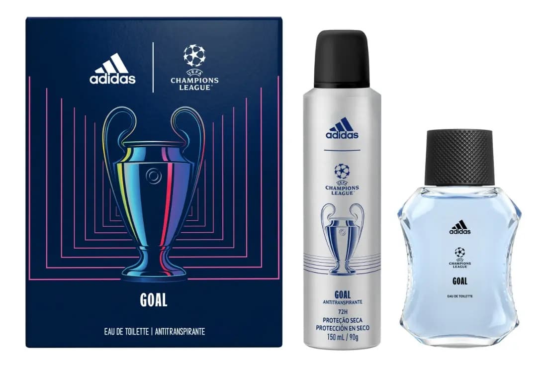 Perfume adidas Uefa Goal Kit - Perfume Masculino + Desodorante Kit