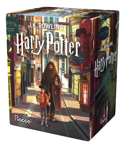 Box Harry Potter Edição Pottermore 7 Livros Com Adesivos J.K. Rowling Editorial Rocco