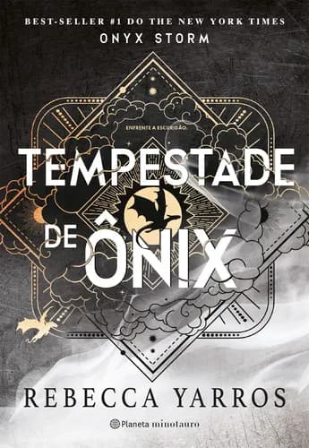 Livro Tempestade de Ônix de Rebecca Yarros Capa Mole 2025 Editora Planeta Minotauro