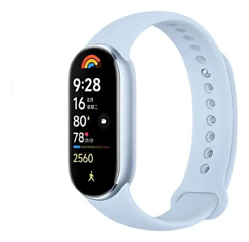 Xiaomi Smart Band Smart Band 9 tela de 1.62" com pulseira de tpu cor azul y caixa color preto