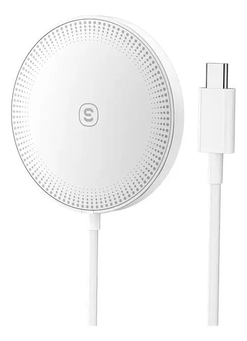 Carregador Wireless Indução Com Magnético 15w Essager. Cor Branco
