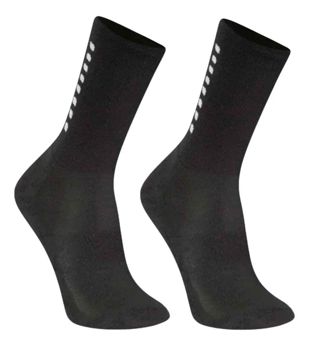 Kit 2 Meias Antiderrapante Esportiva Poliamida Treino Gym Preto G
