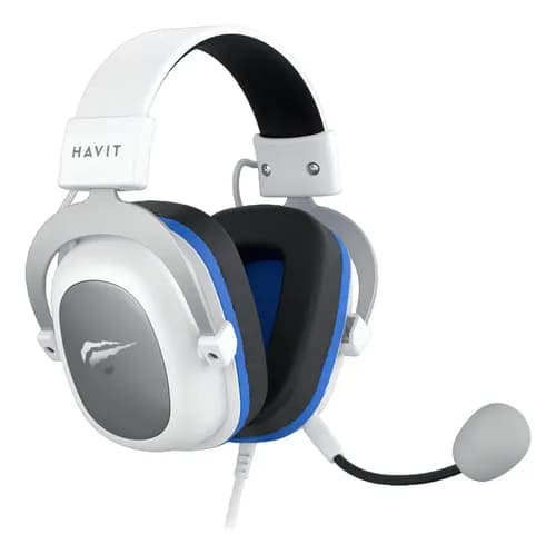 Headset Gamer Havit Gamenote H2002d Mic Removível Branco