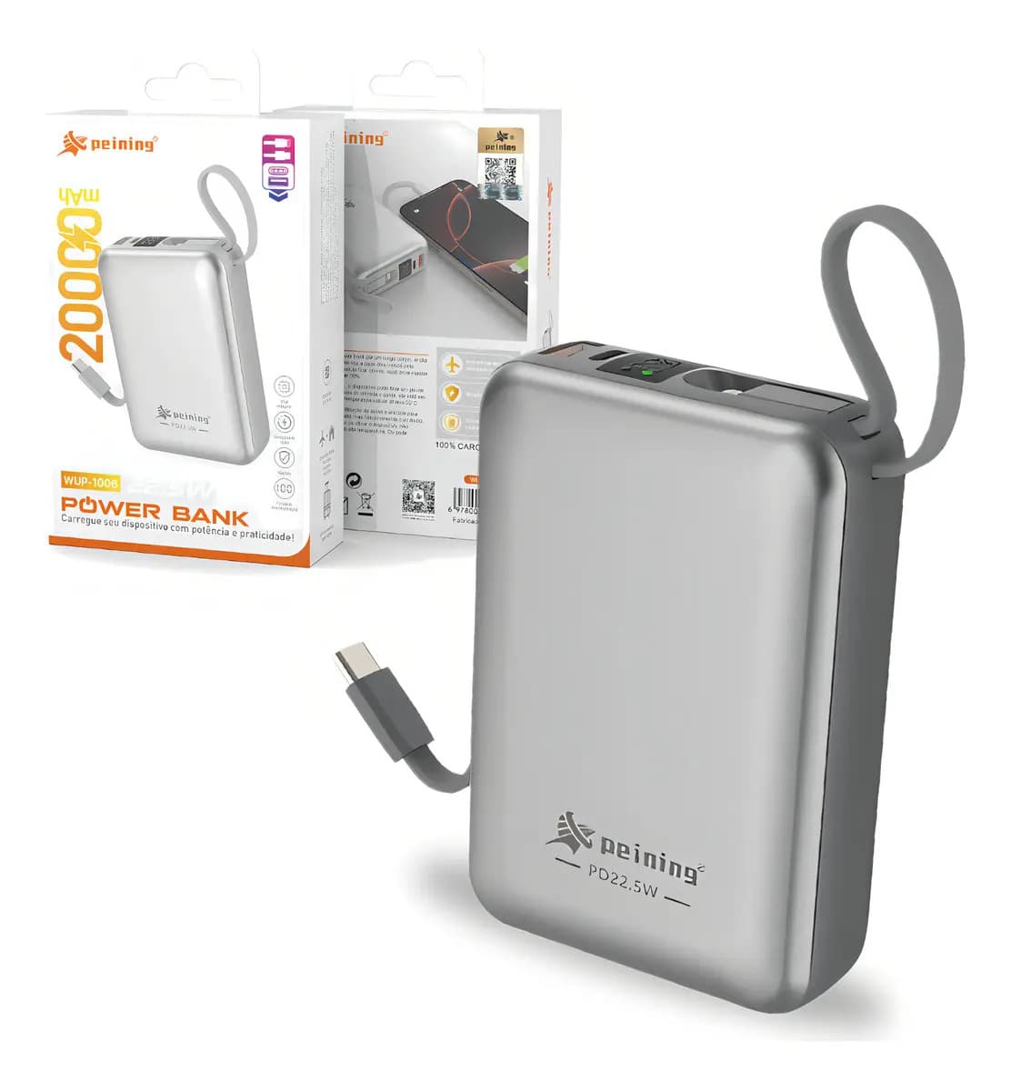 Power Bank 20000mah De Carregamneto Rápida
