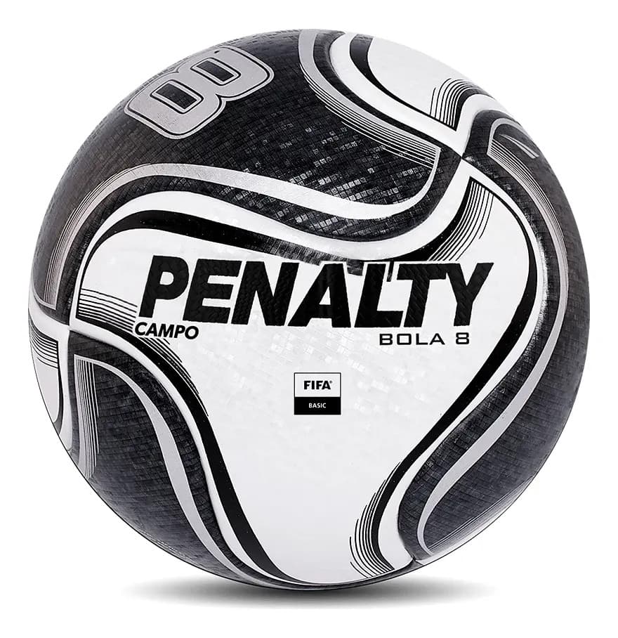 Bola Futebol De Campo Bola 8 X Penalty Cor Preto